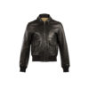 Brooklyn Disco Jacket - Dipped leather - Black color