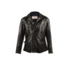 Eagle Jacket - Glossy leather - Black color
