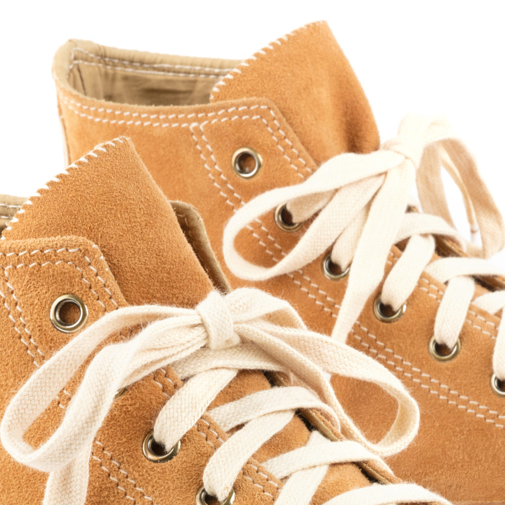 High Sneakers - Suede leather - Tan color