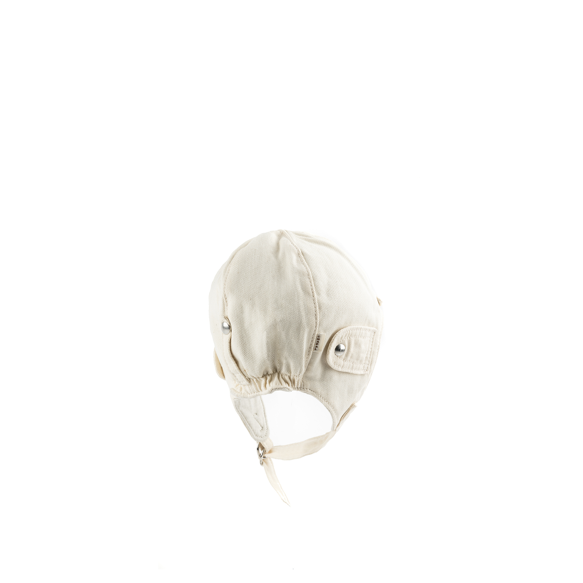 Driver Helmet - Cotton gabardine - Ecru color