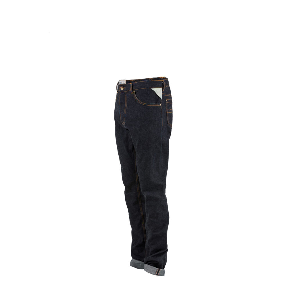 Jeans 2008 A Brut - Toile denim - Surpiqûres oranges