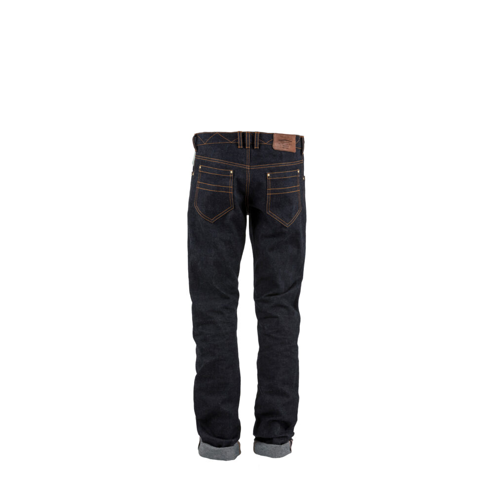 Jeans 2008 A Brut - Toile denim - Surpiqûres oranges