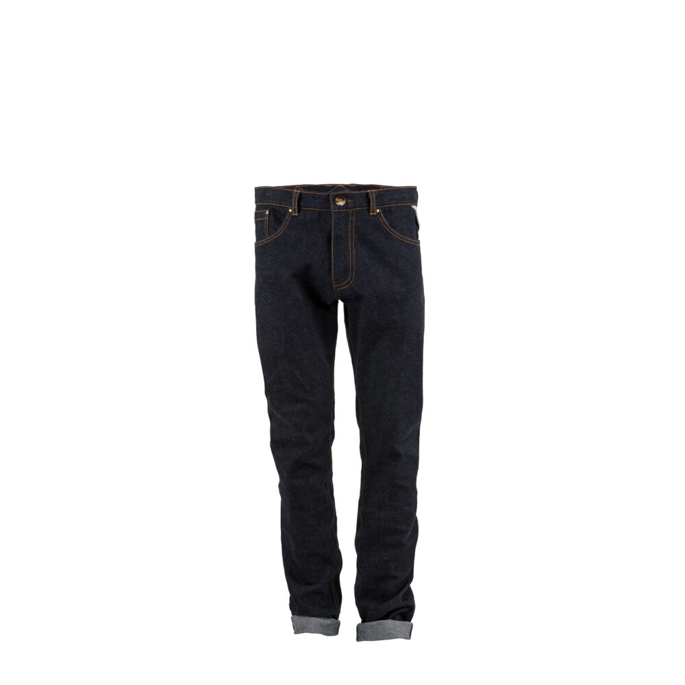 Jeans 2008 A Brut - Toile denim - Surpiqûres oranges