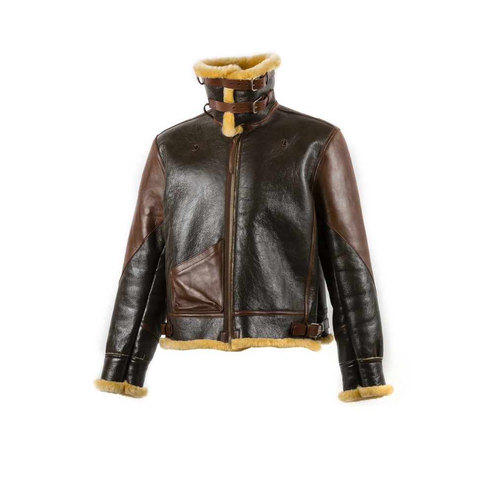 B3 Jacket - Varnished shearling - Gold color