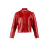 Portobello Jacket - Glossy leather - Red color