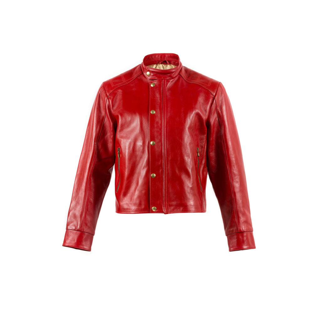 Blouson Portobello - Cuir glacé - Couleur rouge