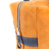 Soft Bag - Suede leather - Orange and blue colors