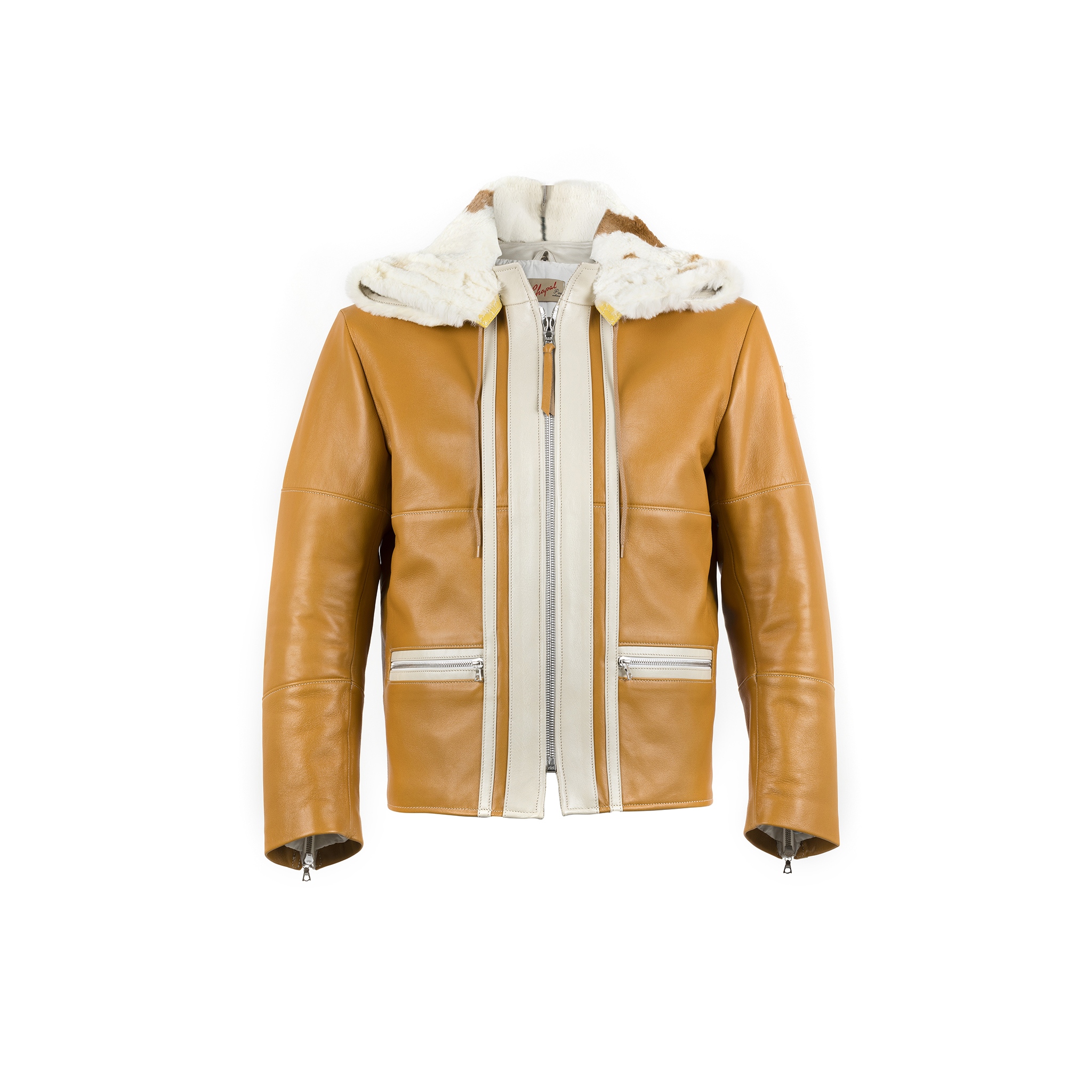 Chapalac Jacket - Lacquered leather - Yellow color