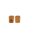 Driver Mittens - Lamb leather - Tan color