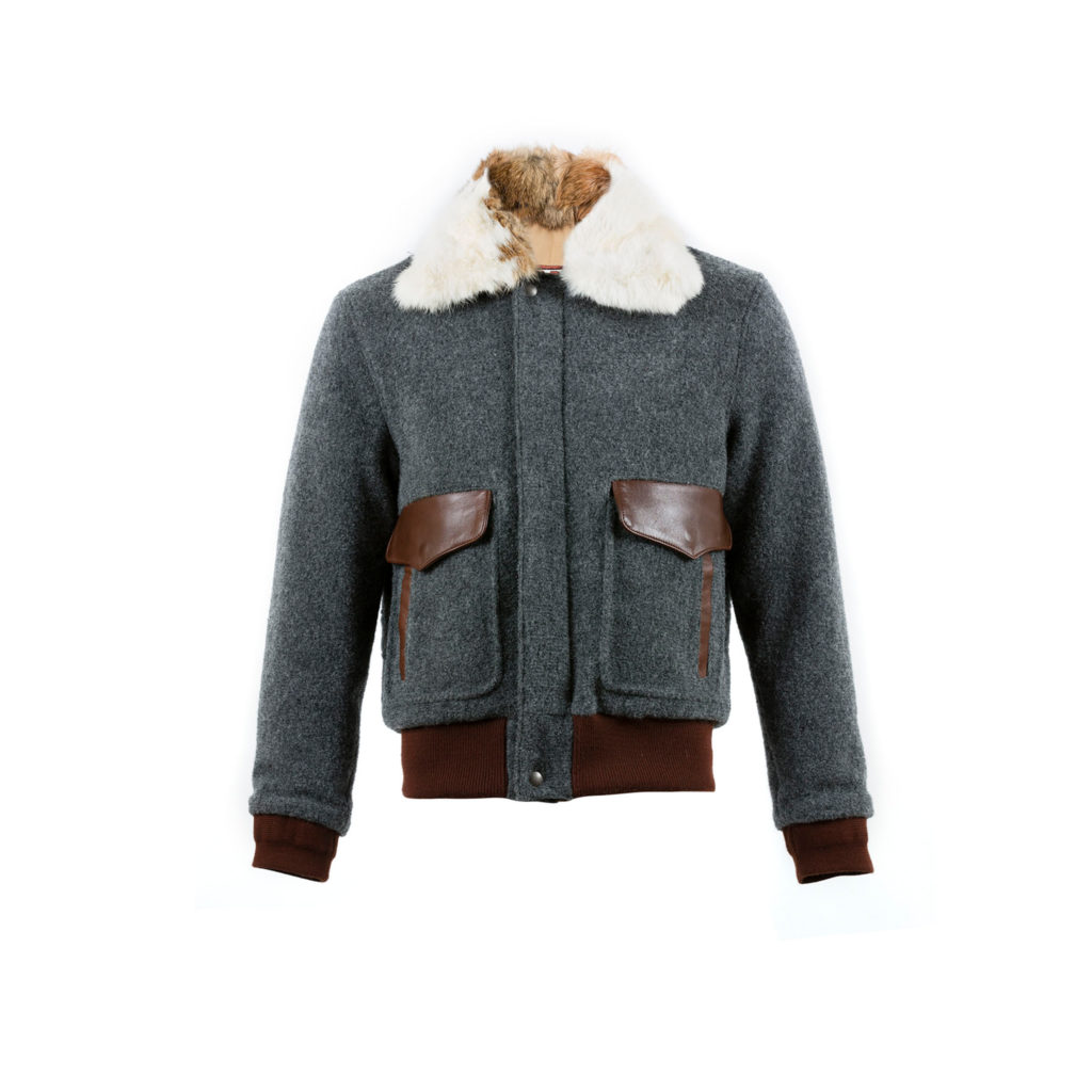 USAAF Jacket - Merino wool - Grey color