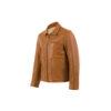 Blouson Sport Jacket - Glossy leather - Tan color