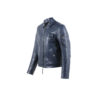 Blouson Pilote Français - Cuir glacé - Couleur bleu