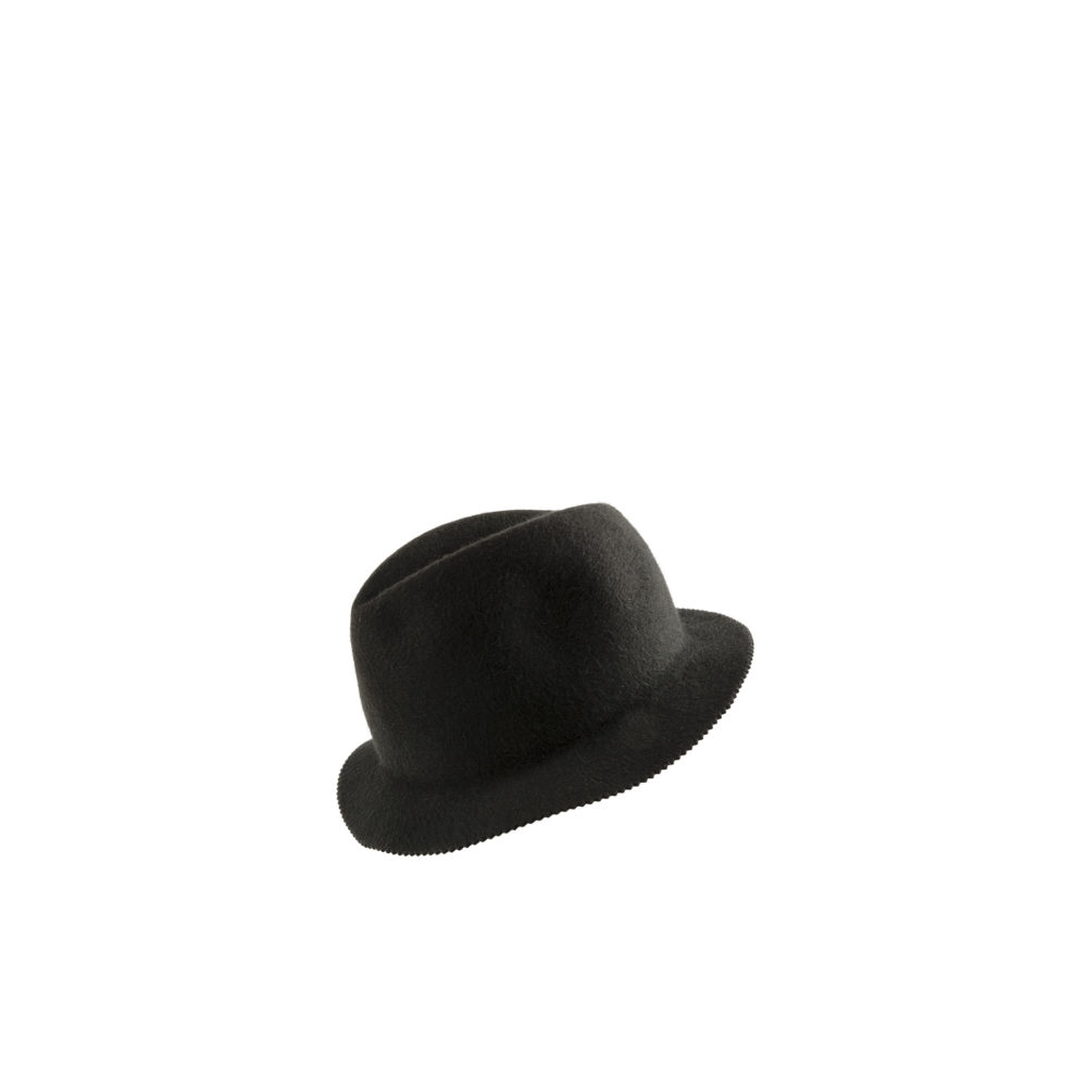 Chapeau N°1 - Feutre naturel - Couleur noir