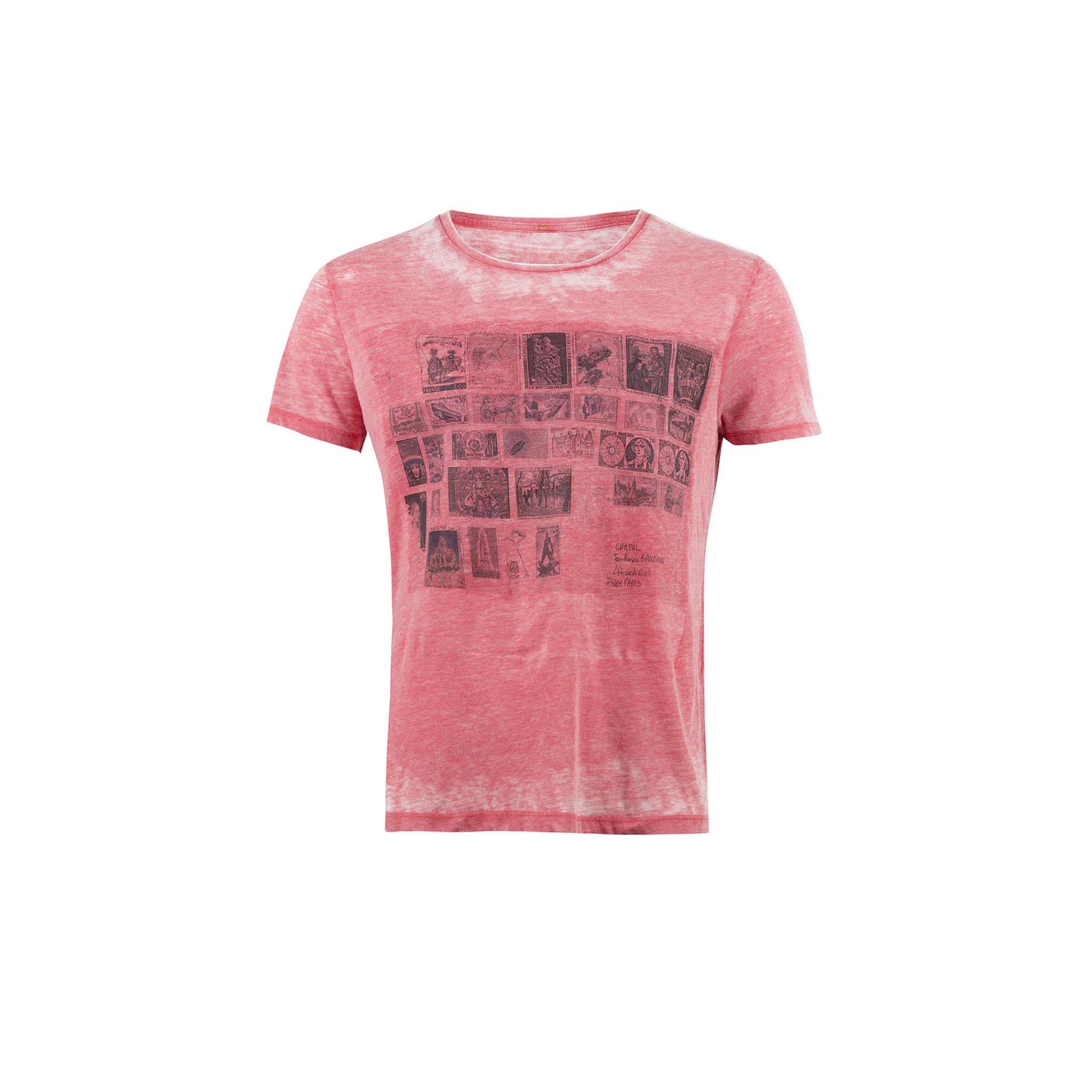 T-shirt Stamp Red - Cotton jersey - Red color