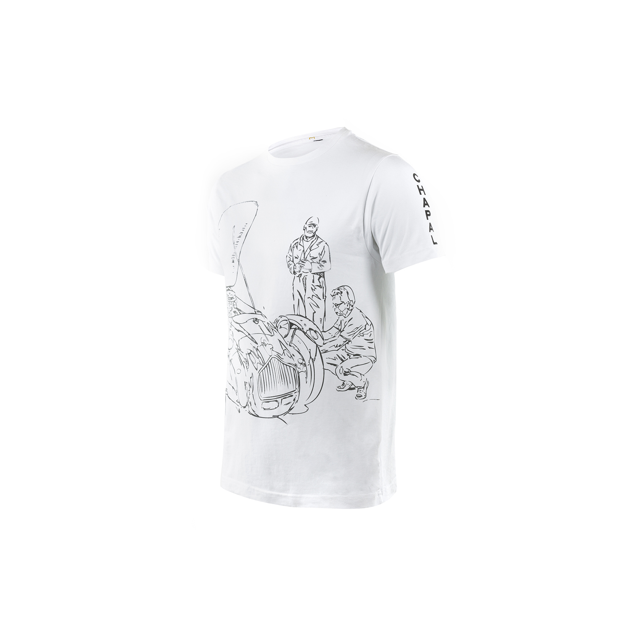 T-shirt Allard - Jersey de coton - Couleur blanc