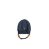 Driver Helmet - Gold silk lining - Suede leather - Blue color