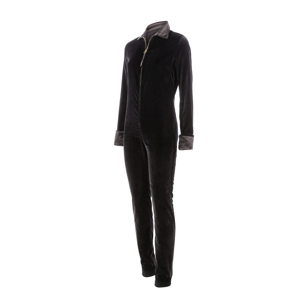 Simone Overall - Velvet - Black color