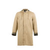 Raincoat - Camouflage lining - Cotton gabardine - Beige color