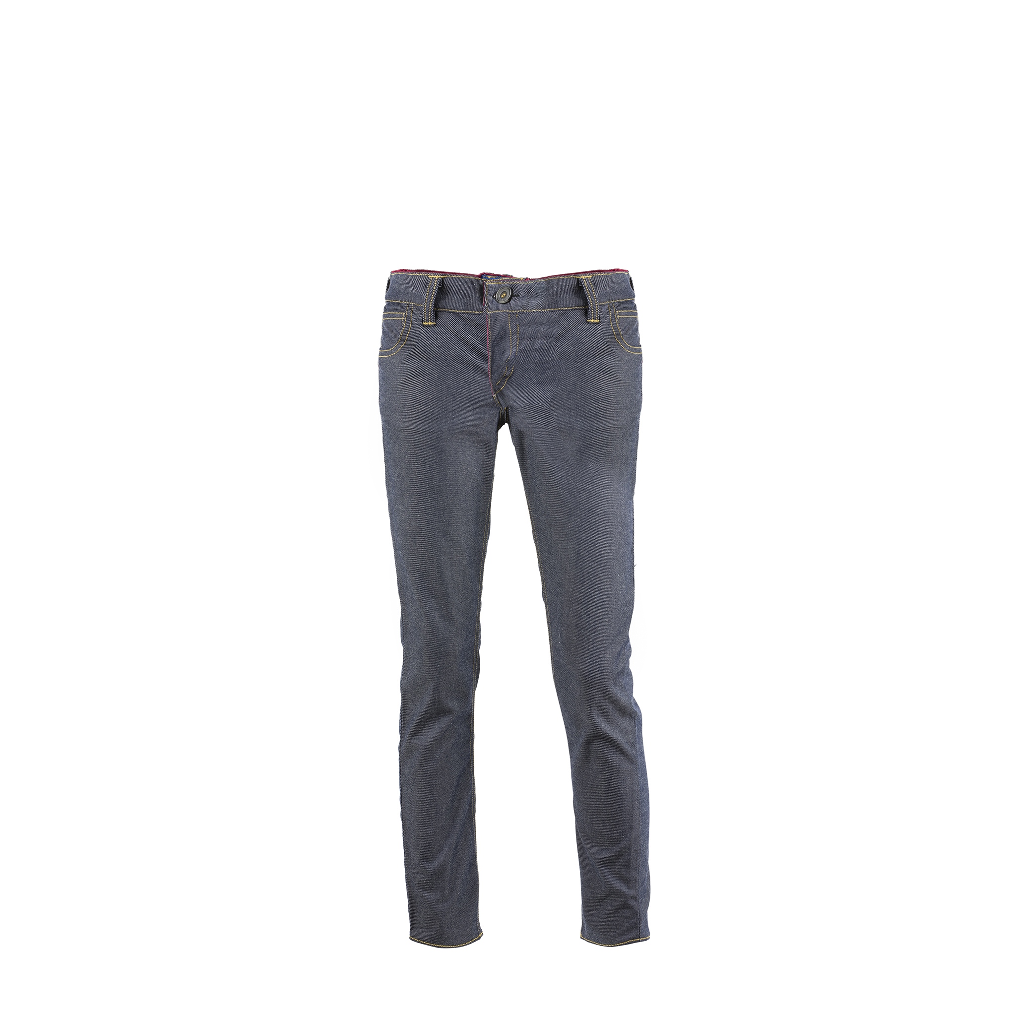 Jeans 2016F - Toile denim - Doublure rouge