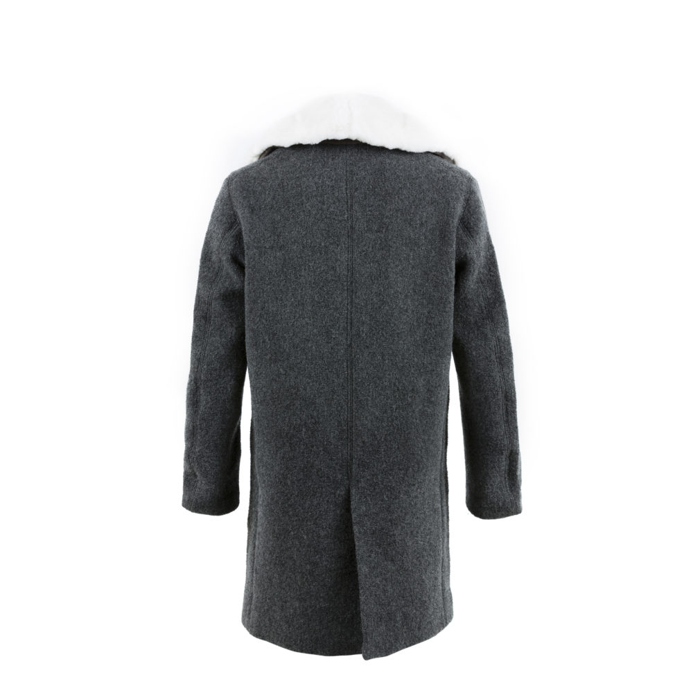 Coat N°1 - Merino Wool - Anthracite color