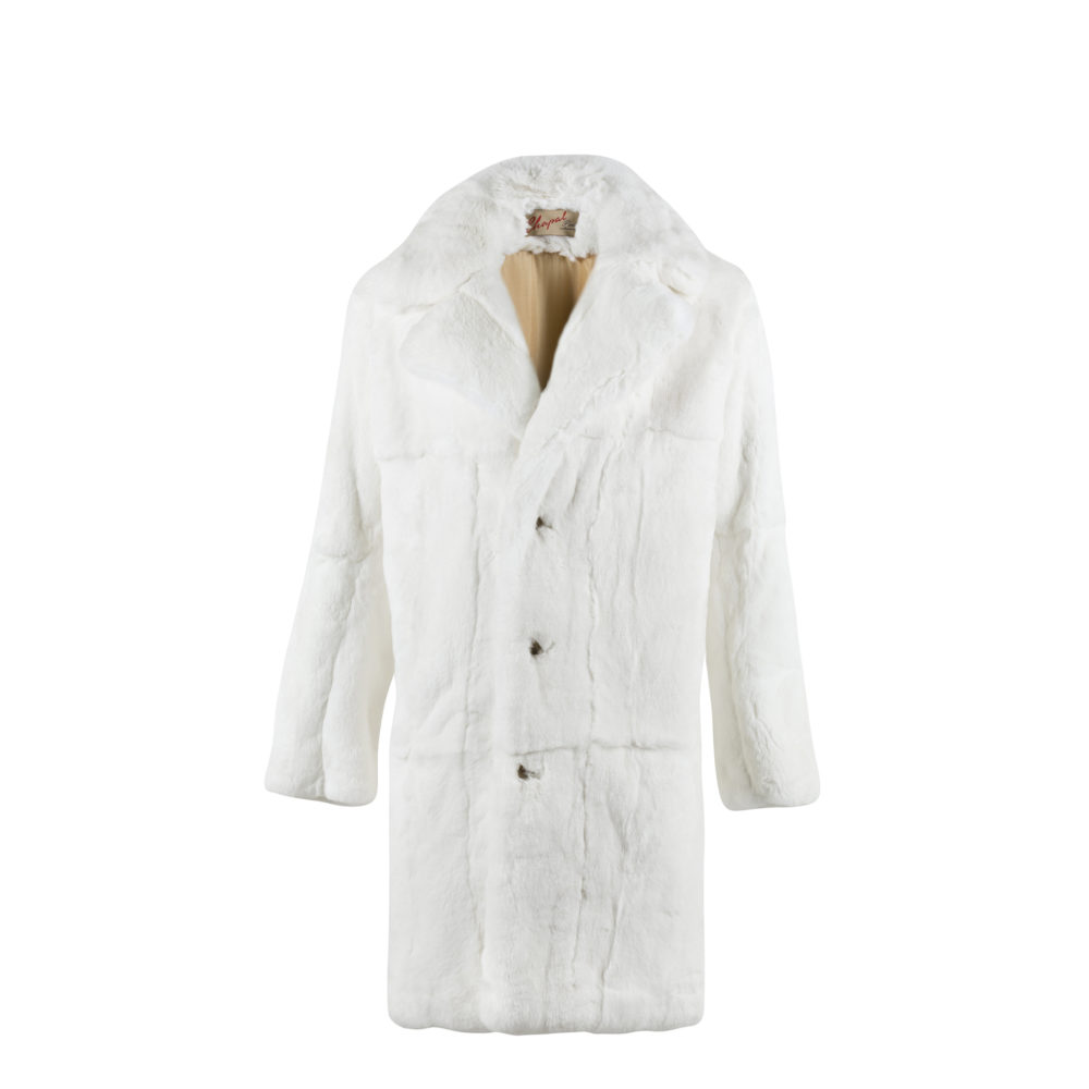 Coat N°1 - Rabbit fur - White color