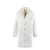 Manteau N°1 - Fourrure de lapin - Couleur blanc