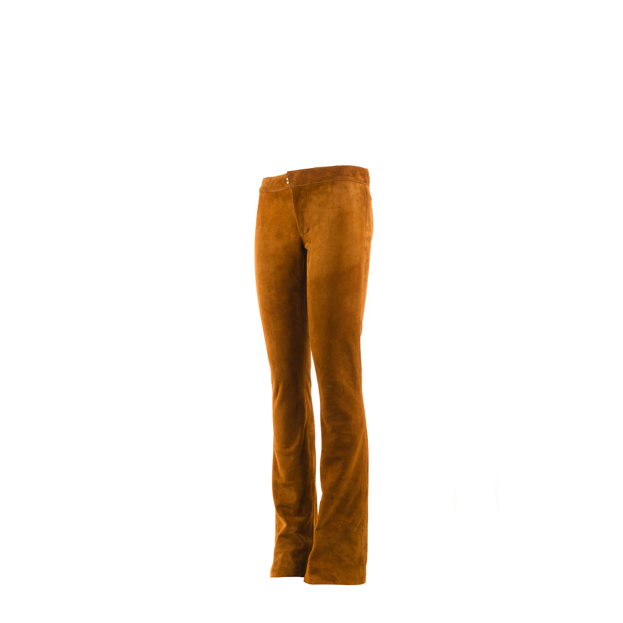 Pantalon Flare F - Cuir velours - Couleur suzy