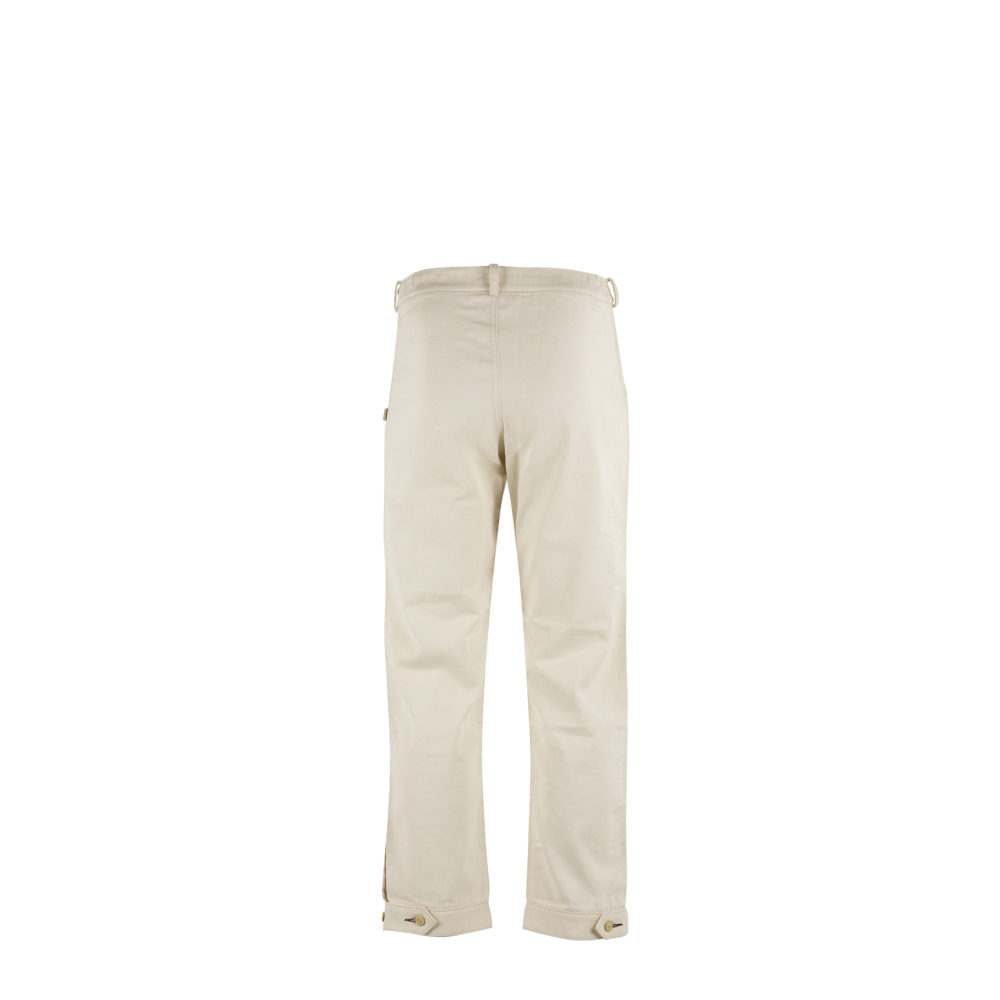 Pilot Pants - Cotton gabardine - Ecru color