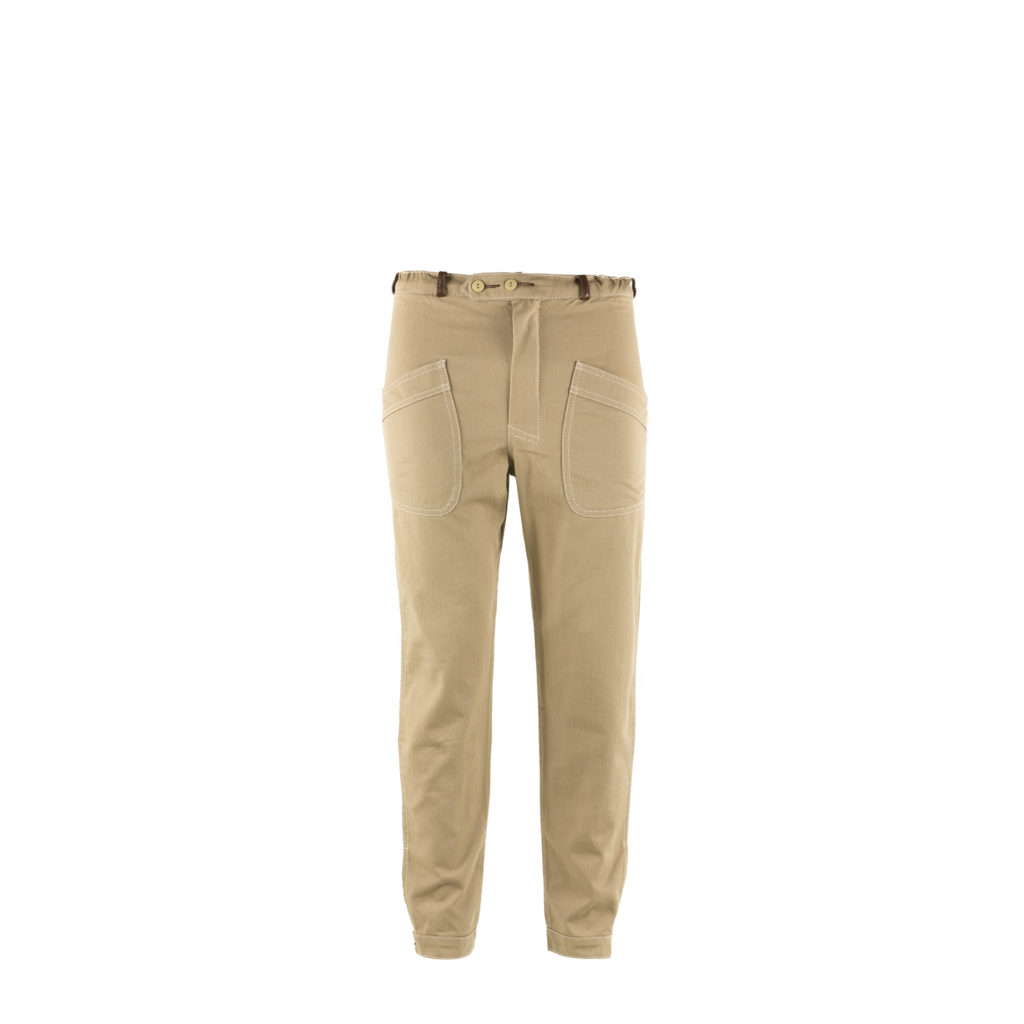 Pilot Pants - Cotton gabardine - Beige color