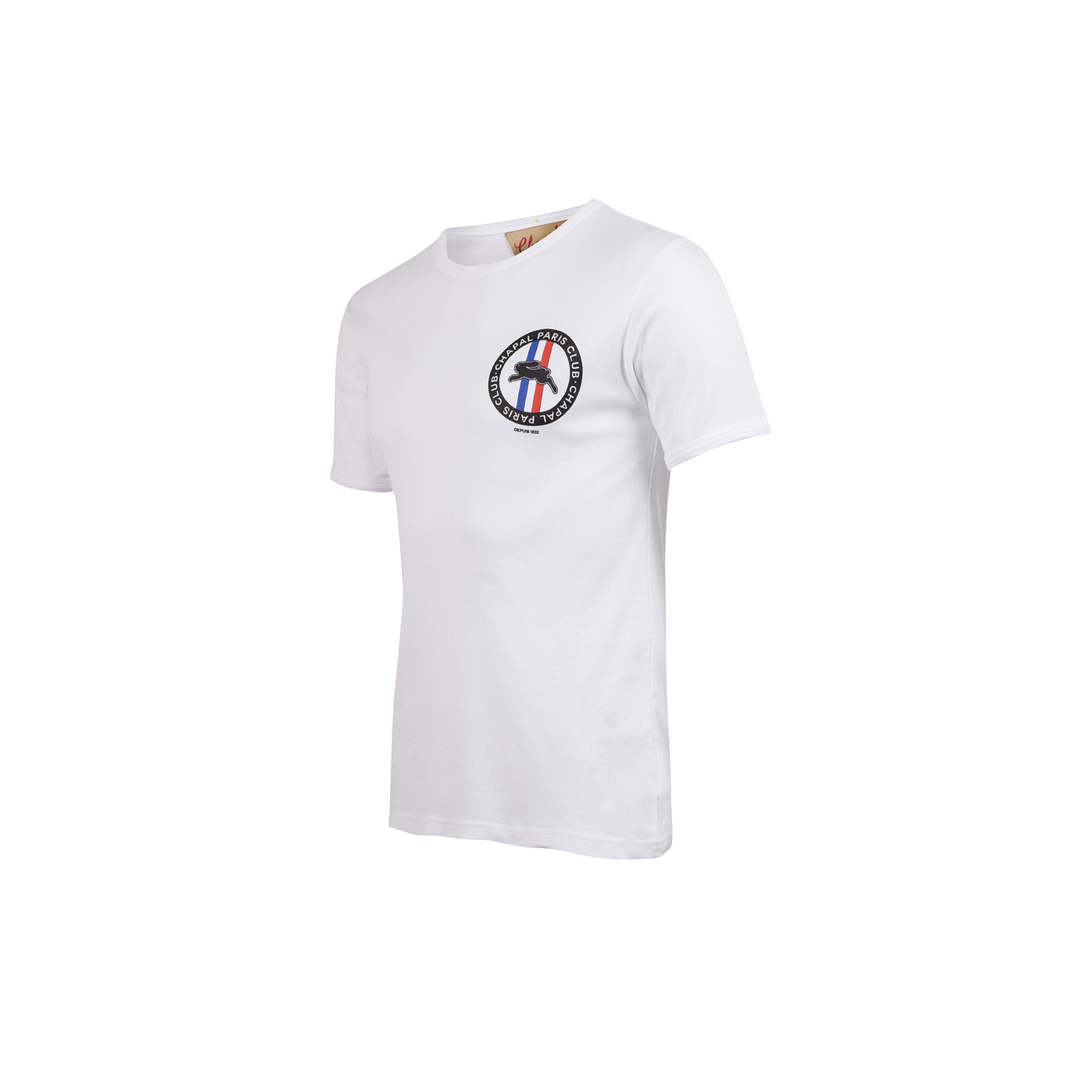 T-shirt Paris Club - Jersey de coton - Couleur blanc