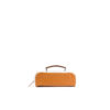 Suitcase Mini - Glossy leather - Orange color