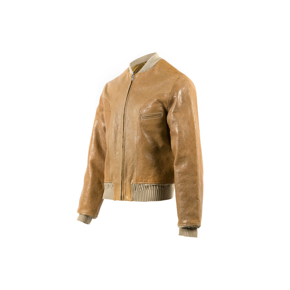 Brooklyn One Jacket - Vegetable leather - Tan color