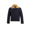 Bomber Jacket - Merino wool - Blue color