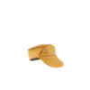 Chauffeur Cap - Glossy leather - Yellow color