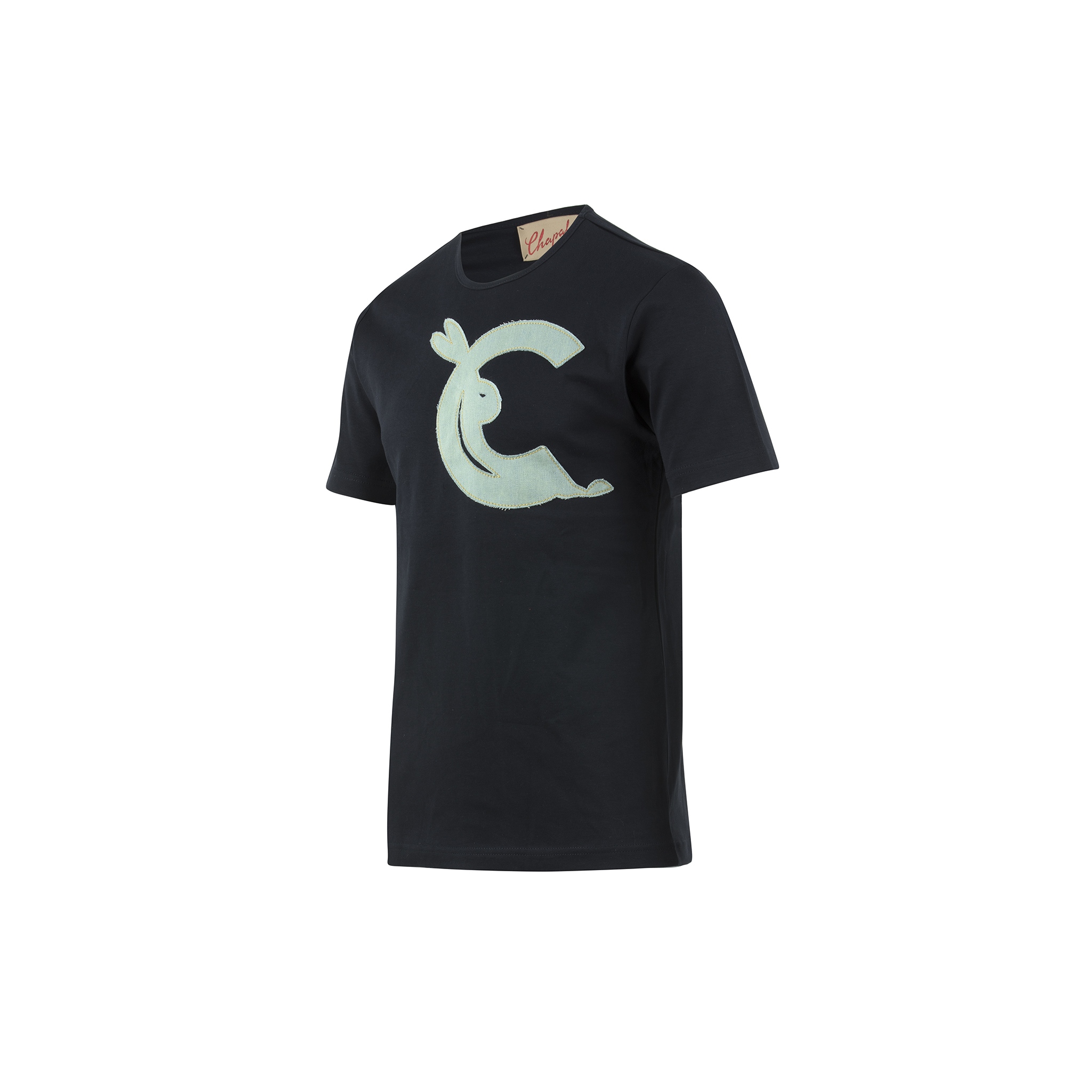 T-shirt Clair de Lune - Jersey de coton - Couleur noire