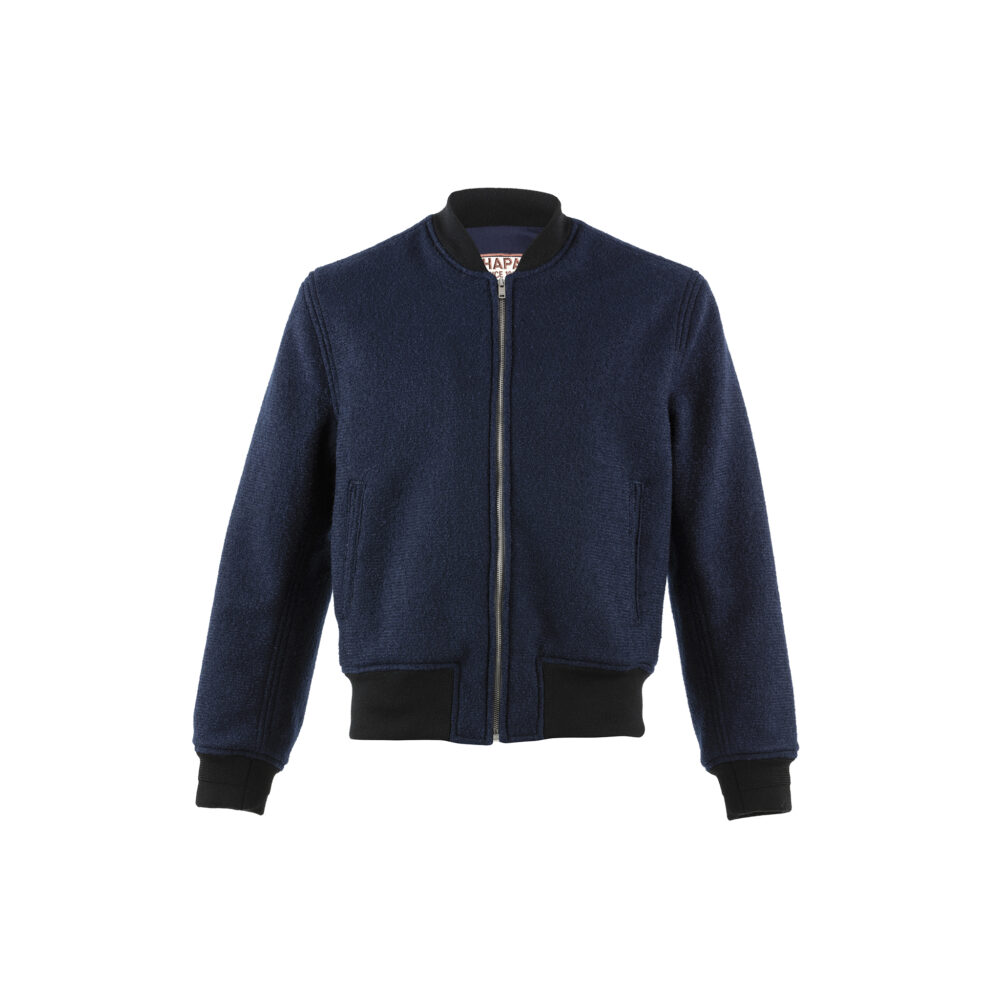 Queens Jacket - Merino wool - Navy blue color