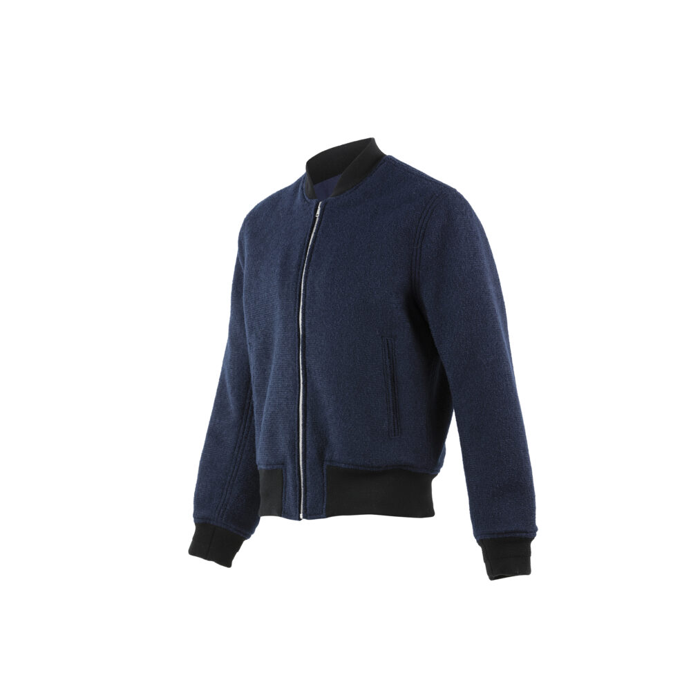 Queens Jacket - Merino wool - Navy blue color