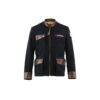 Pebble Beach Jacket - Cotton gabardine - Black color
