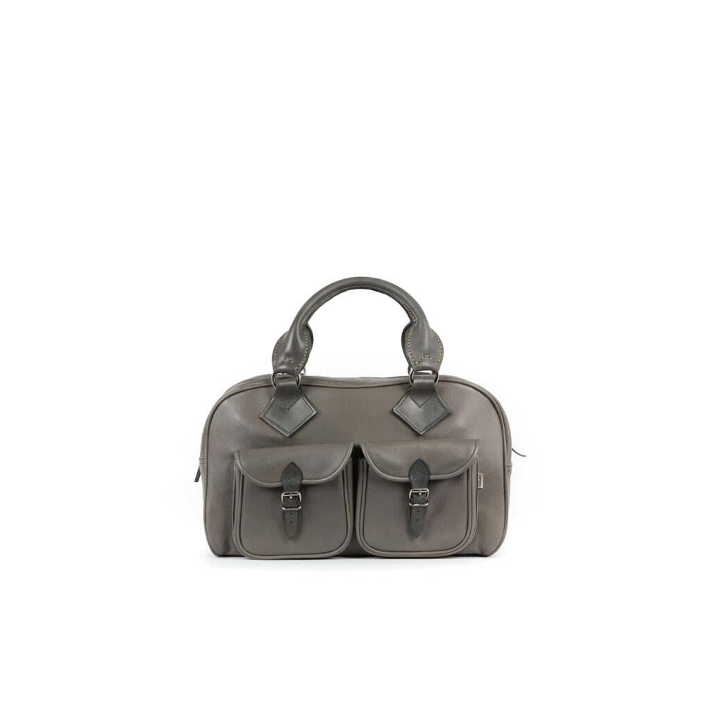 Sac de Voyage XS - Cuir glacé - Couleur gris