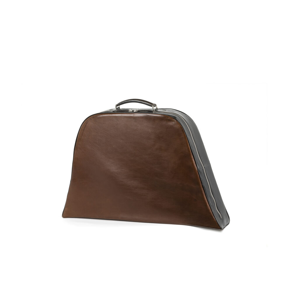 Suitcase - Special edition - Glossy leather - Brown color