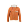 Cardigan Sport - Merino wool - Orange color