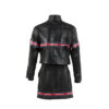Firefighter Uniform - Glossy leather - Black color