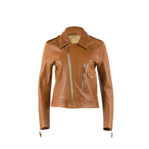 XX jacket - Glossy leather - Tan color