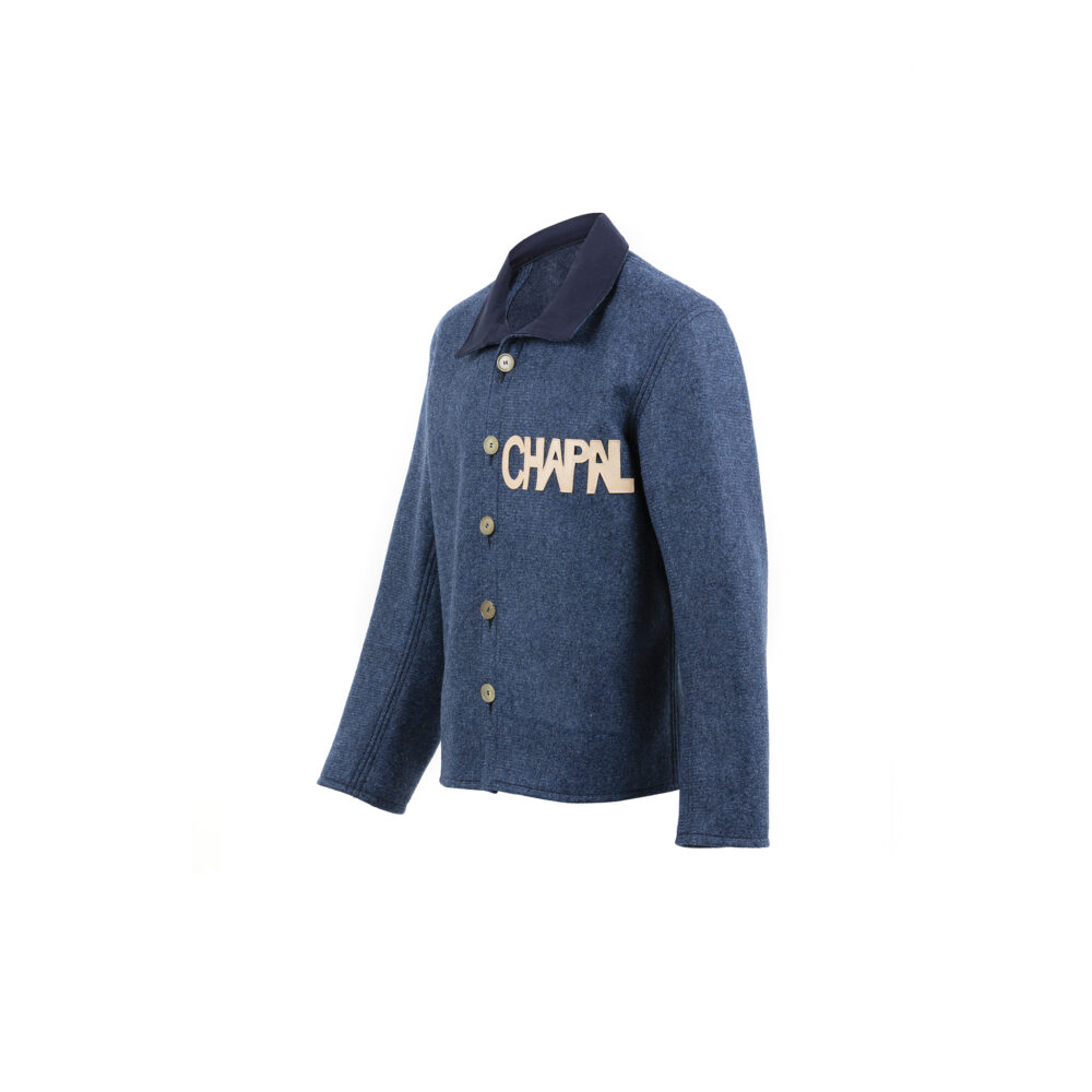Cardigan - Laine Mérinos - Couleur bleue jean