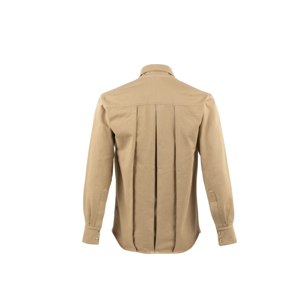 Chemise SS23 - Gabardine de coton - Couleur beige