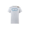 1960 Mask T-shirt - Cotton jersey - Blue and white colors
