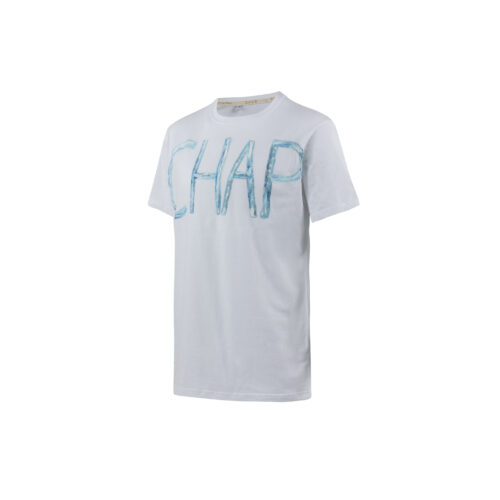 Painted CHAP T-Shirt - Cotton jersey - Blue and white colors