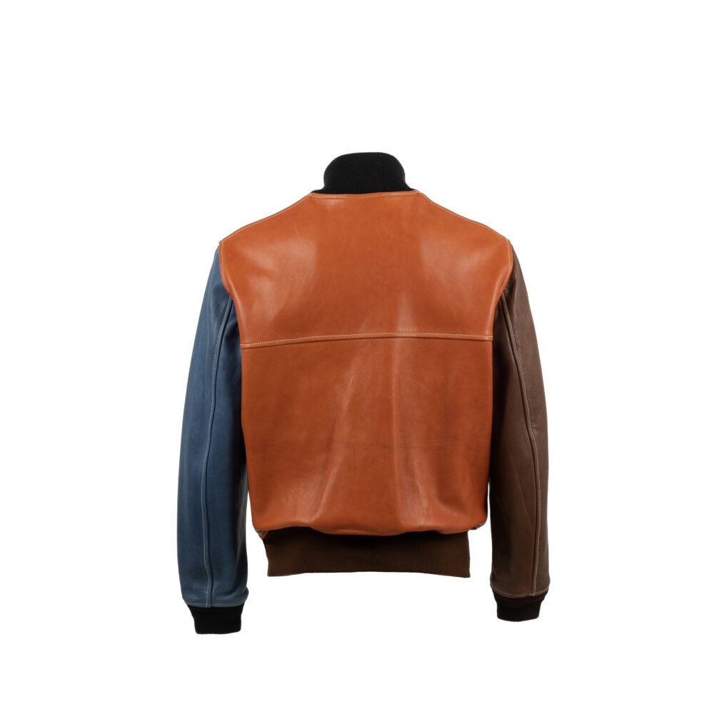 A1 Jacket - Vintage - Glossy leather - Multicolored