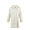 Raincoat - Vintage - Nylon - Ecru white color