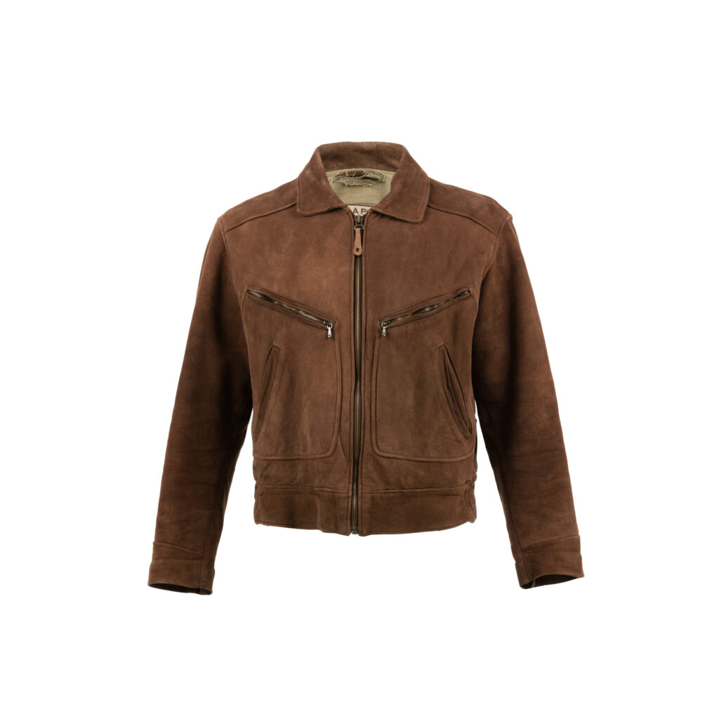 Roadster - Vintage - Cuir velours - Couleur brun